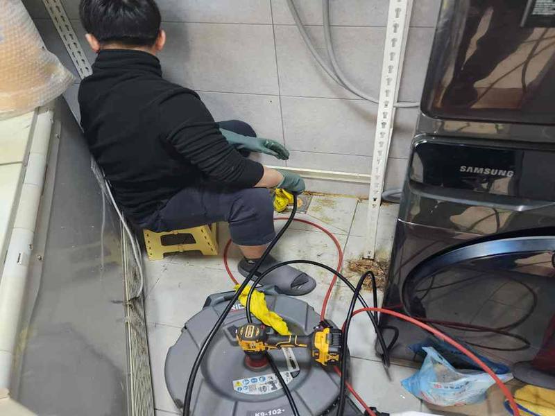 성북구 싱크대막힘 작업사례 9